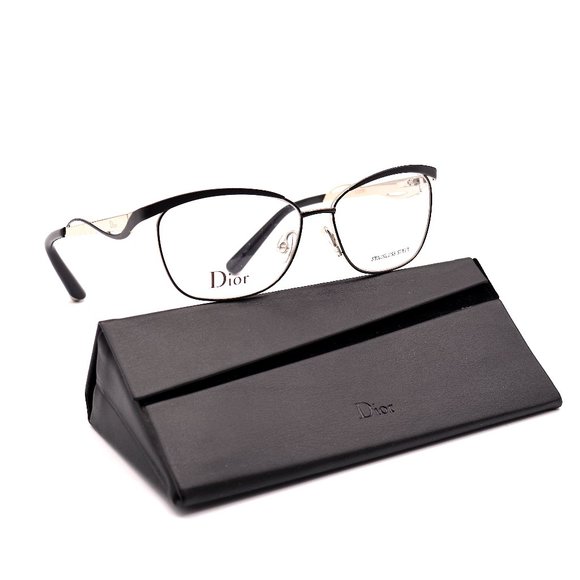 Dior Accessories - CHRISTIAN DIOR CD3783 0G8Q BLACK MATTE SILVER AUTHENTIC EYEGLASSES